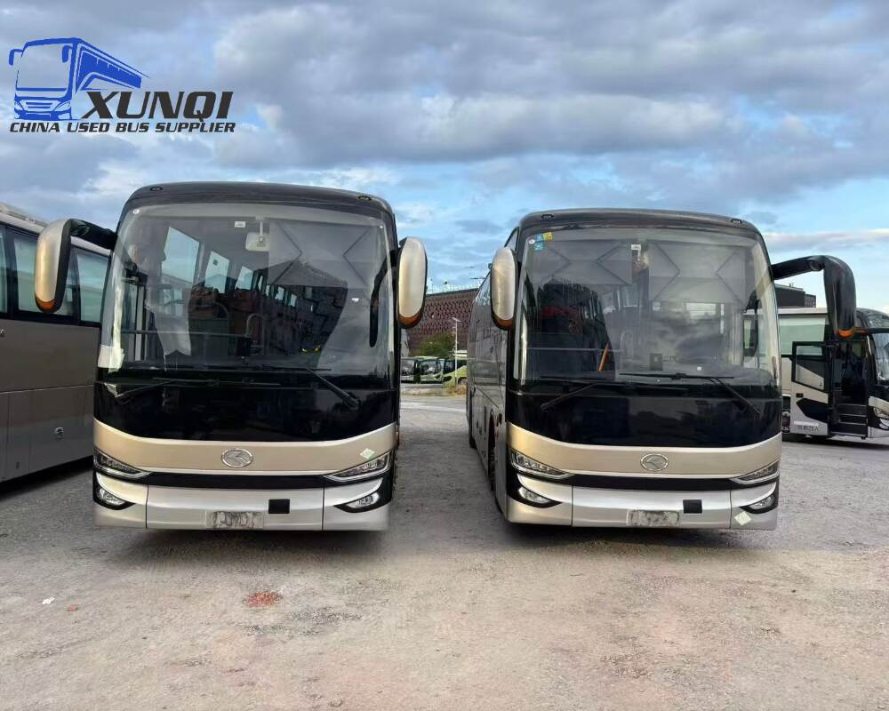Used Kinglong bus XMQ6112 48 Seats 2024 Year 11 Seters long China bus yuchai 6-cylinder diesel engine
