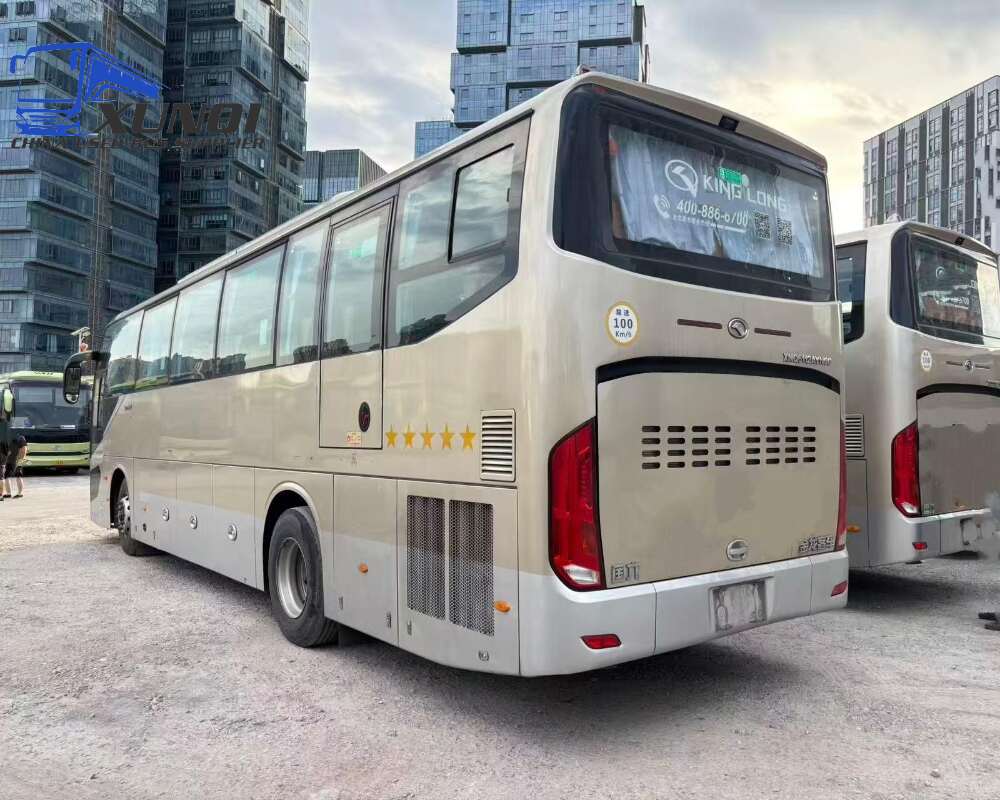 Used Kinglong bus XMQ6112 48 Seats 2024 Year 11 Seters long China bus yuchai 6-cylinder diesel engine