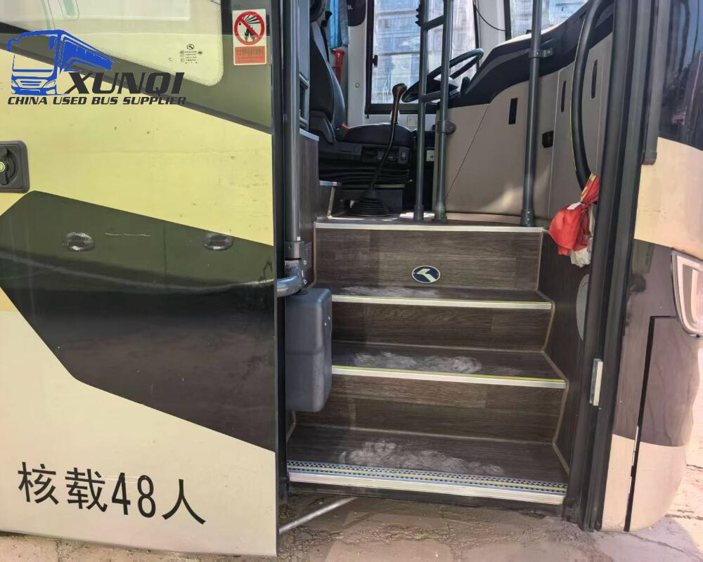 Used Kinglong bus XMQ6112 48 Seats 2024 Year 11 Seters long China bus yuchai 6-cylinder diesel engine
