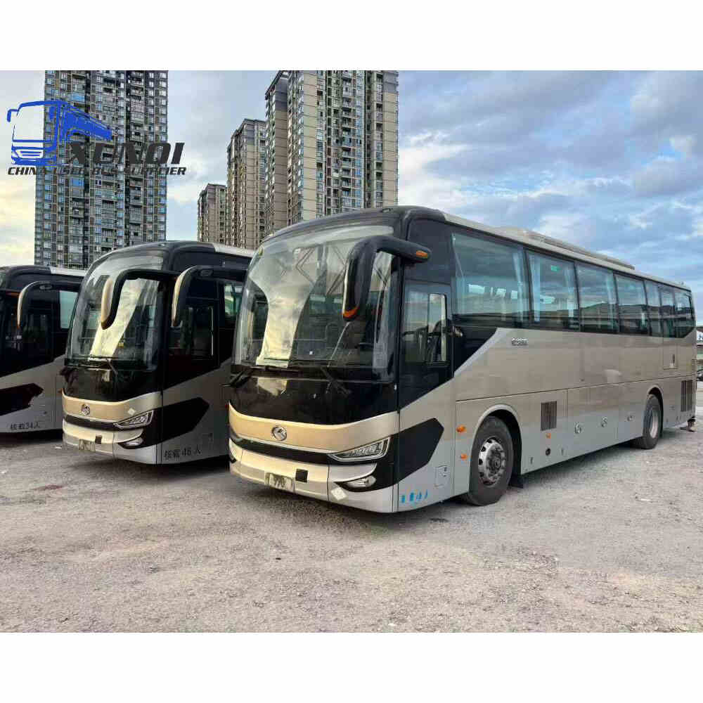 Used Kinglong bus XMQ6112 48 Seats 2024 Year 11 Seters long China bus yuchai 6-cylinder diesel engine