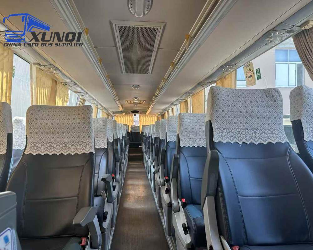 Used Kinglong bus XMQ6119 54 Seats 2017 Year 11 Seters long China bus weichai 6-cylinder diesel engine