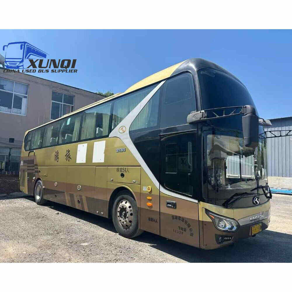 Used Kinglong bus XMQ6119 54 Seats 2017 Year 11 Seters long China bus weichai 6-cylinder diesel engine