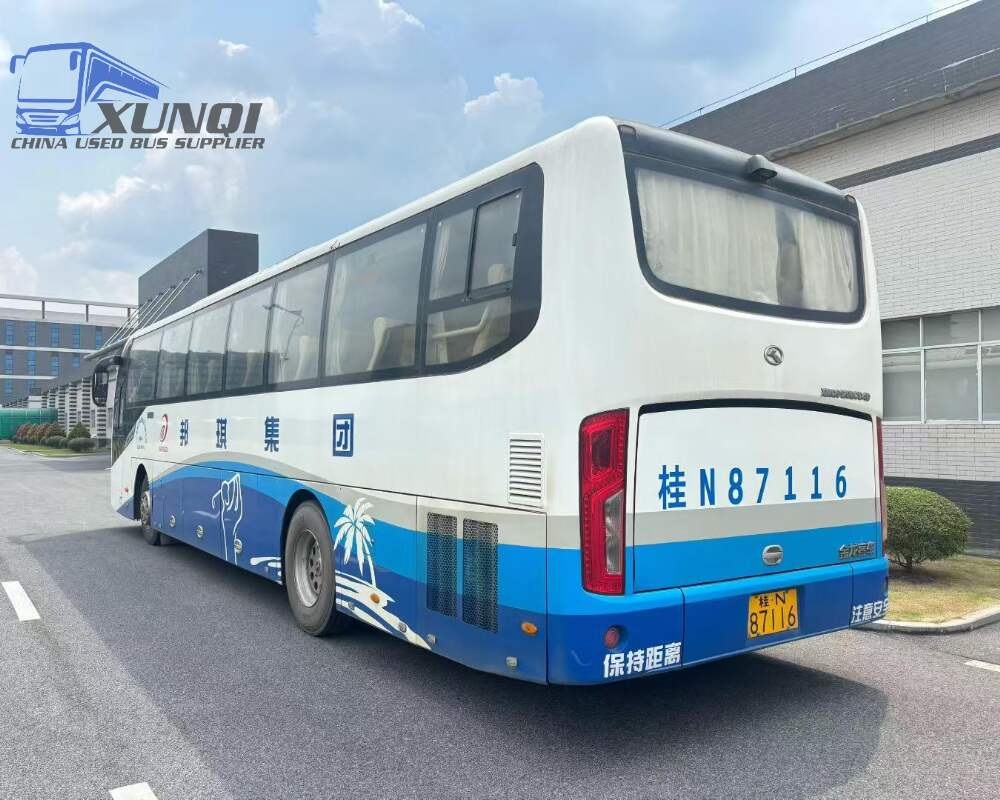Used Kinglong bus XMQ6120 56 Seats 2016 Year 12 meters long China bus yuchai 6-cylinder diesel engine 