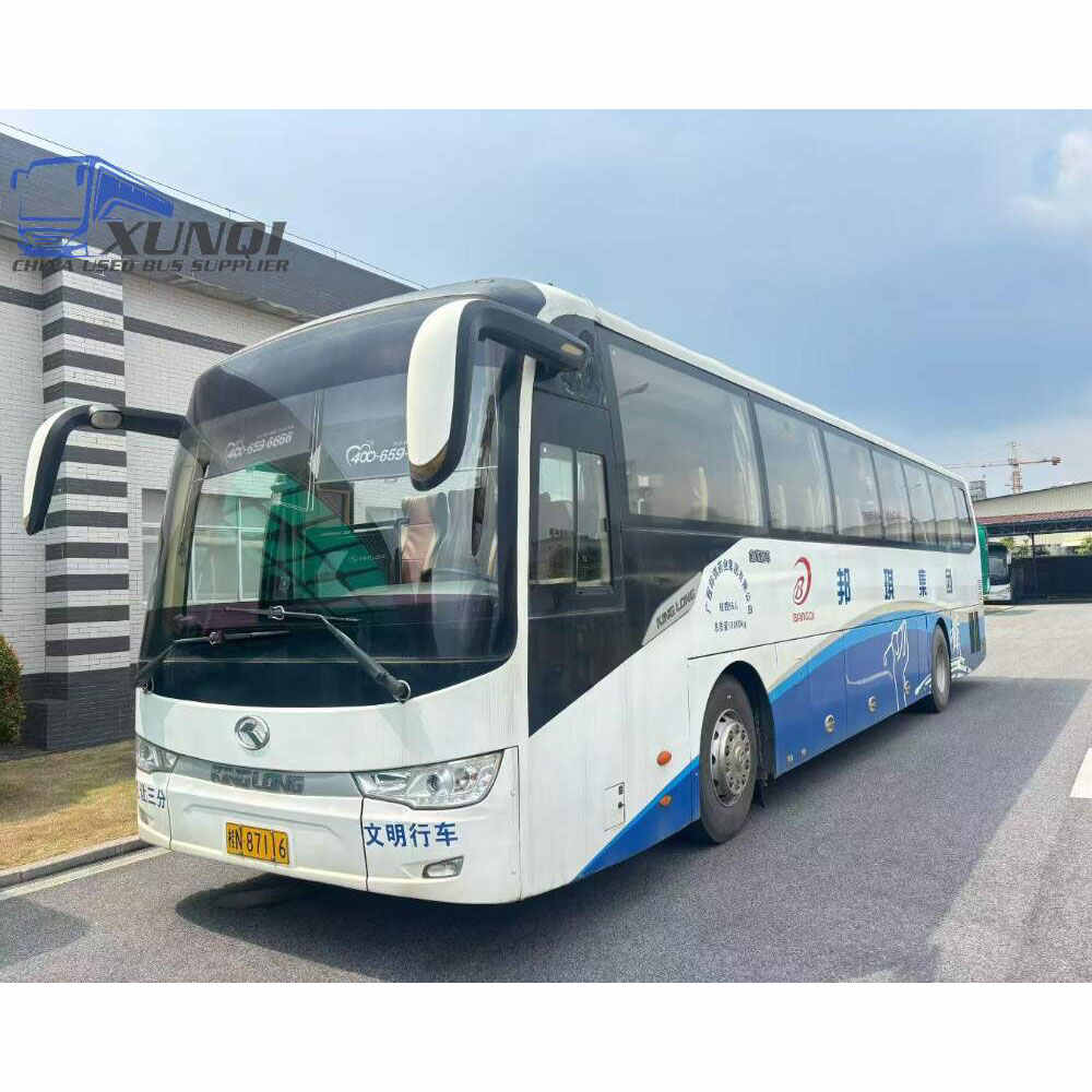 Used Kinglong bus XMQ6120 56 Seats 2016 Year 12 meters long China bus yuchai 6-cylinder diesel engine