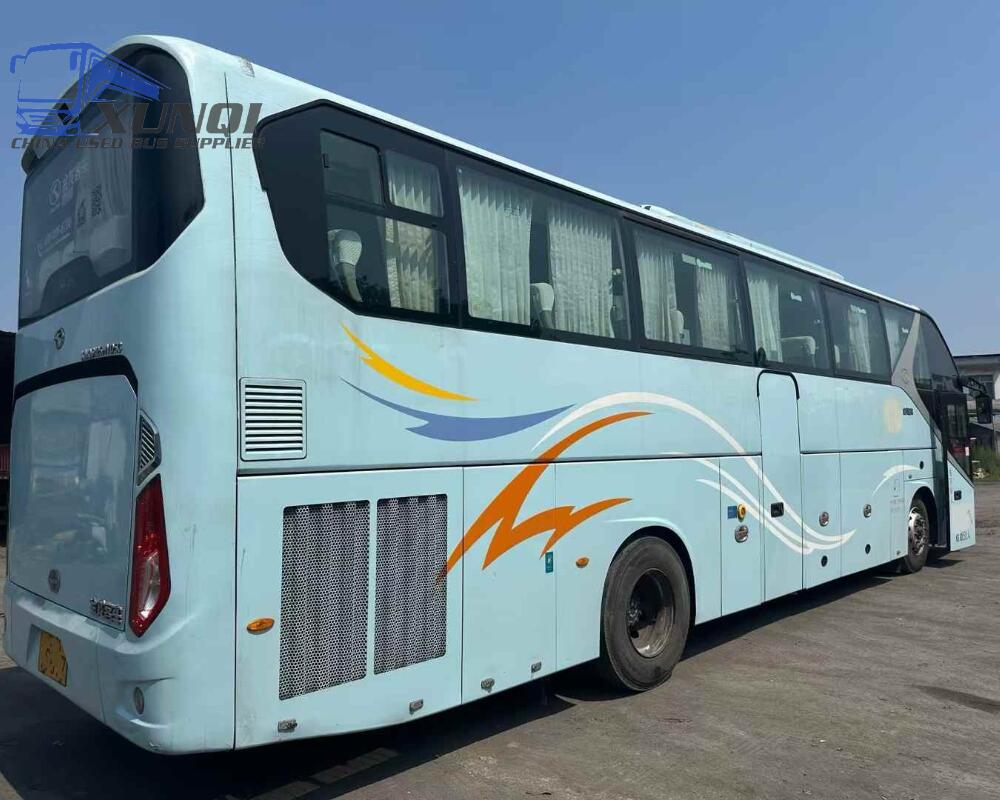 Used Kinglong bus XMQ6125 50 Seats 2020 Year 12 Seters long China bus weichai 6-cylinder diesel engine