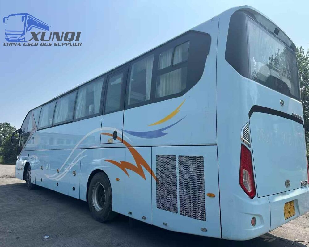 Used Kinglong bus XMQ6125 50 Seats 2020 Year 12 Seters long China bus weichai 6-cylinder diesel engine
