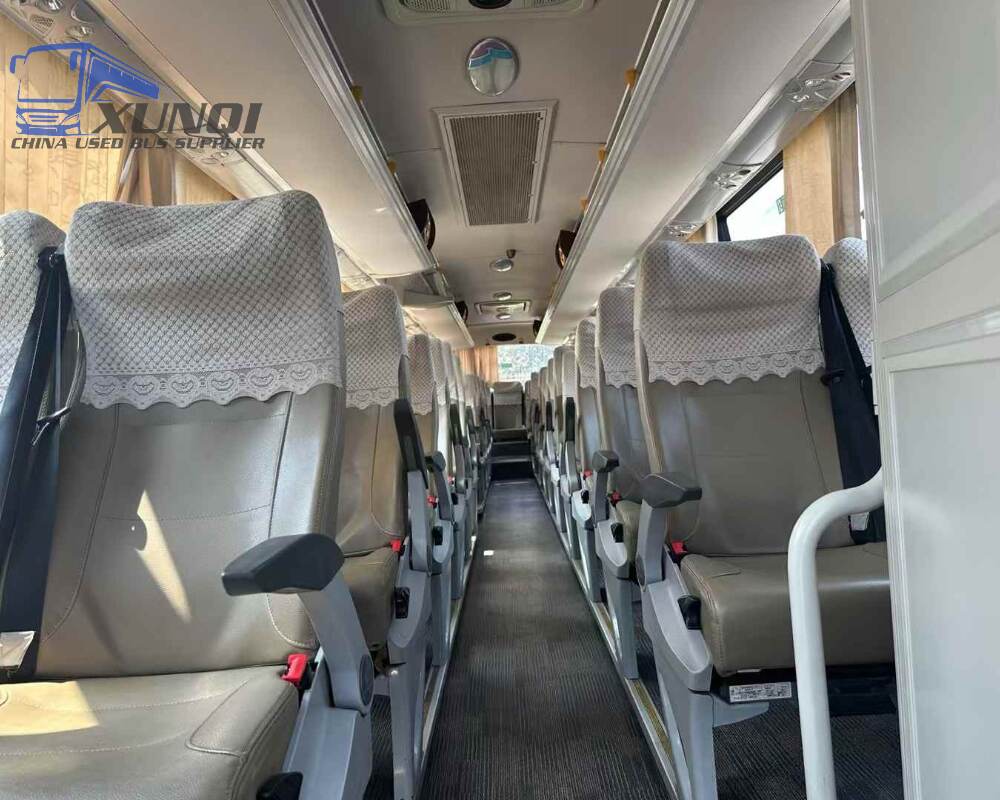 Used Kinglong bus XMQ6125 50 Seats 2020 Year 12 Seters long China bus weichai 6-cylinder diesel engine