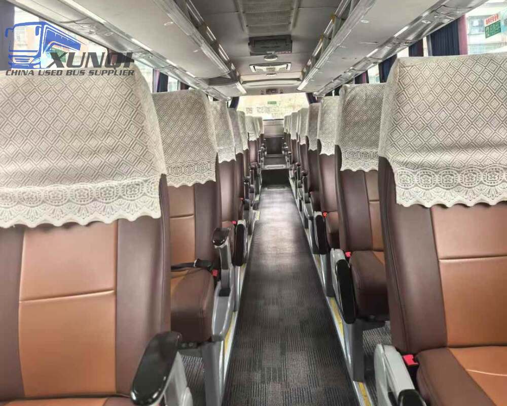 Used Kinglong bus XMQ6127 39 Seats 2020 Year 12 meters long China bus weichai 6-cylinder diesel engine