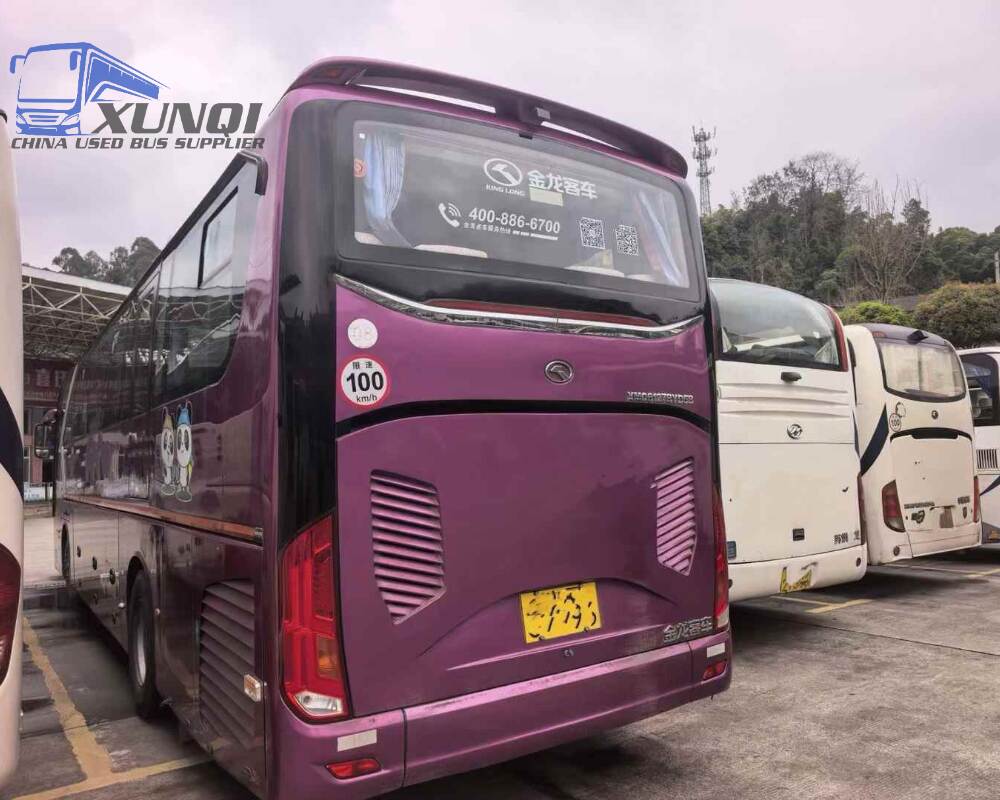 Used Kinglong bus XMQ6127 39 Seats 2020 Year 12 meters long China bus weichai 6-cylinder diesel engine