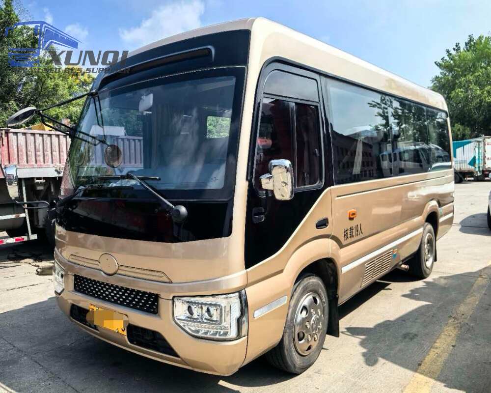 Used Kinglong bus XMQ6606 19 Seats 2021 Year 6 Seters long China bus