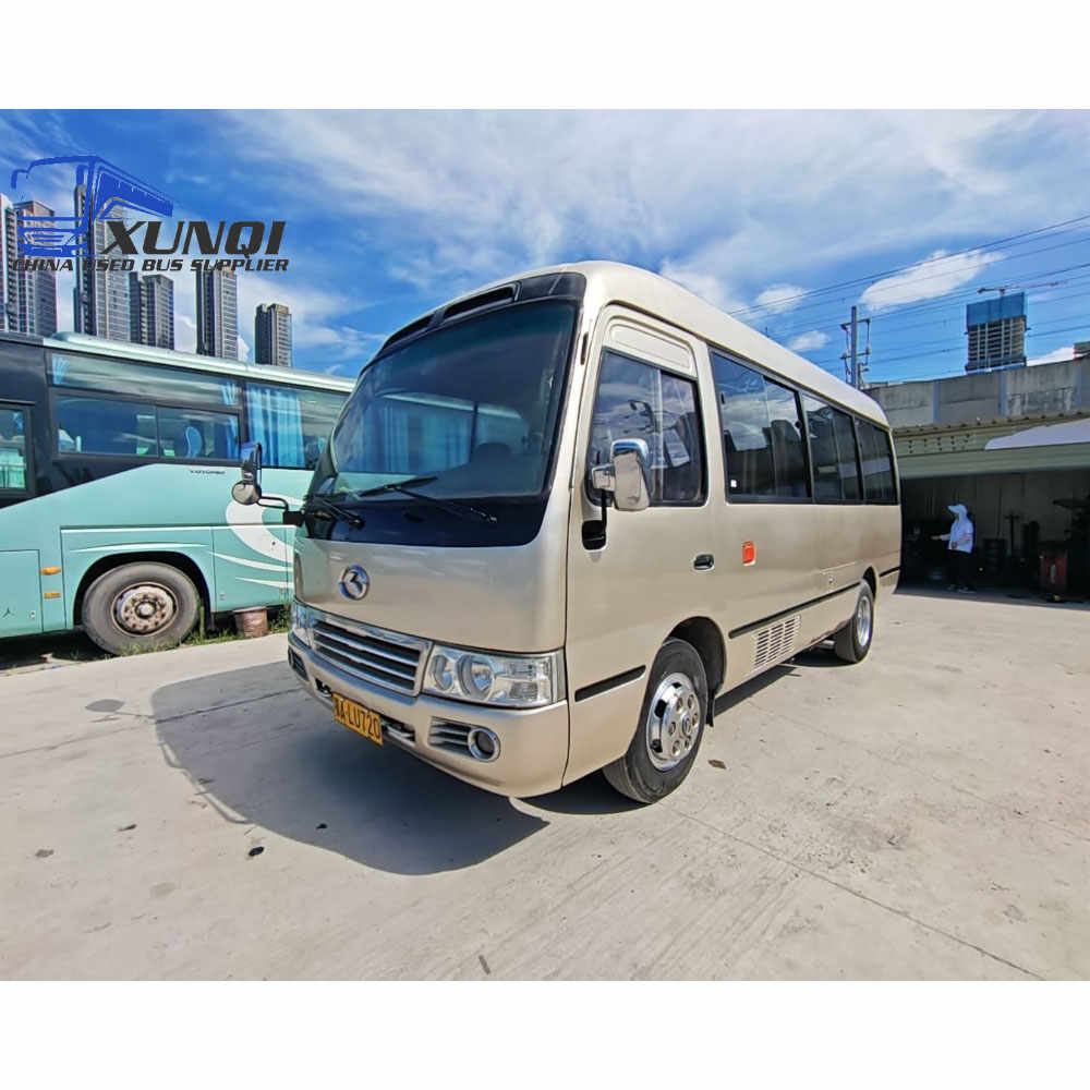 Used Kinglong bus XMQ6606 19 Seats 2016 Year 6 Seters long China bus yuchai 4-cylinder diesel engine