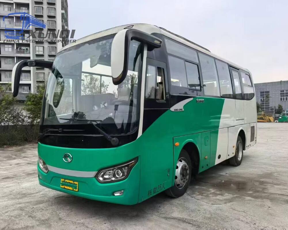 Used Kinglong bus XMQ6759 25 Seats 2016 Year 7 meters long China bus yuchai 4-cylinder diesel engine