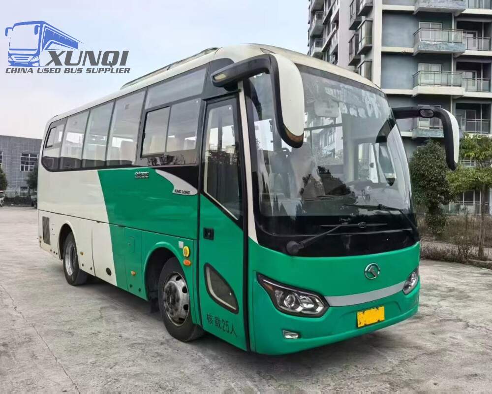 Used Kinglong bus XMQ6759 25 Seats 2016 Year 7 meters long China bus yuchai 4-cylinder diesel engine