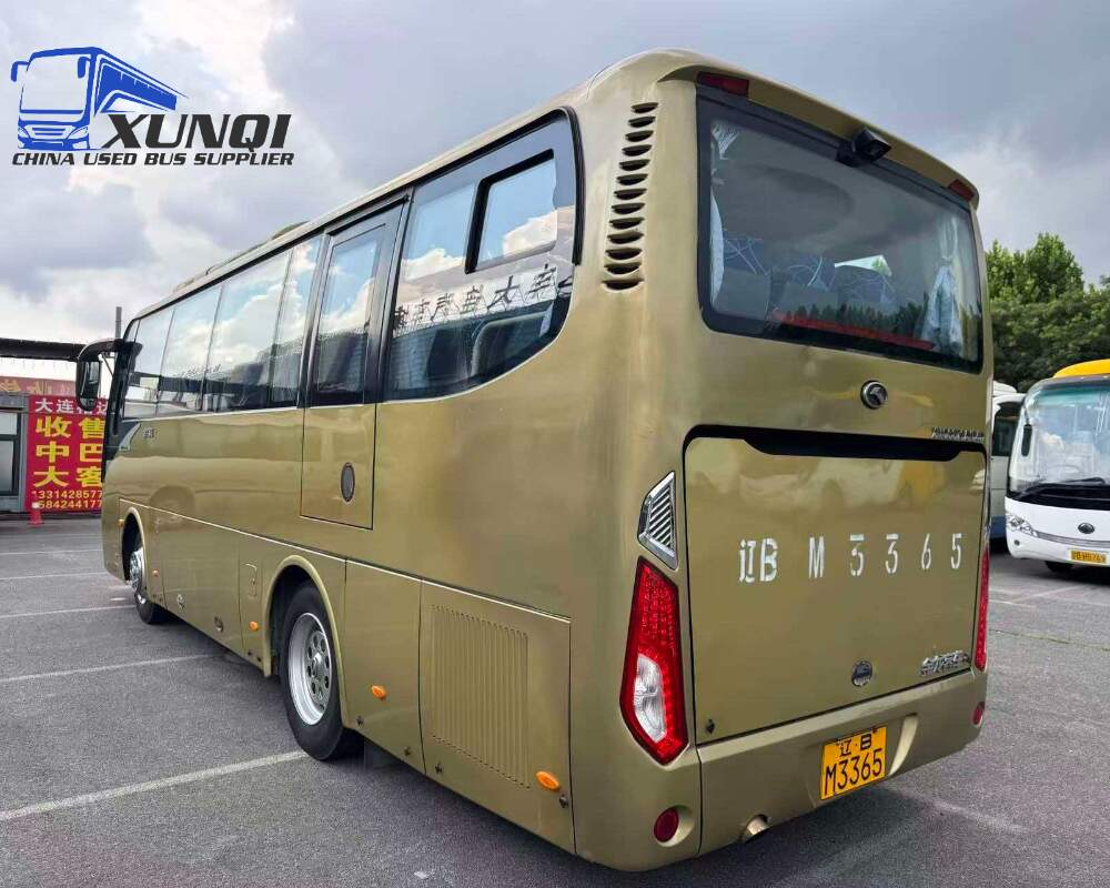 Used Kinglong bus XMQ6879 38 Seats 2016 Year 8 Seters long China bus yuchai 6-cylinder diesel engine