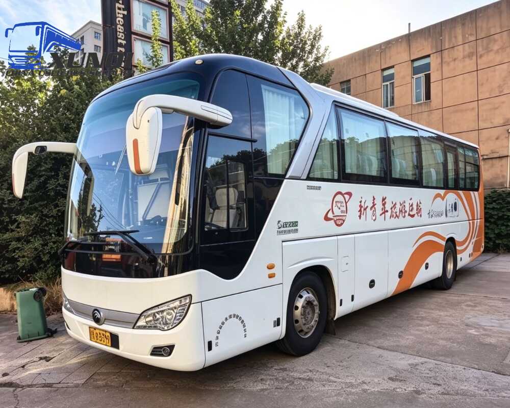 Used Yutong bus ZK6122 50 Seats 2019 Year 12 Seters long China bus weichai 6-cylinder diesel engine