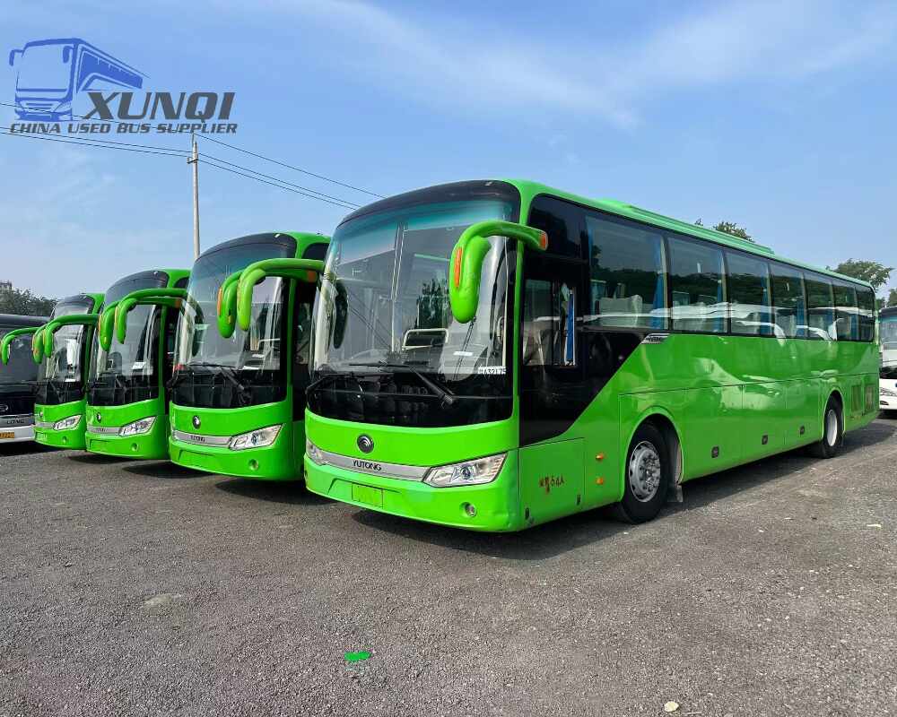 Used Yutong bus ZK6125 54 Seats 2017 Year 12 meters long China bus weichai 6-cylinder diesel engine