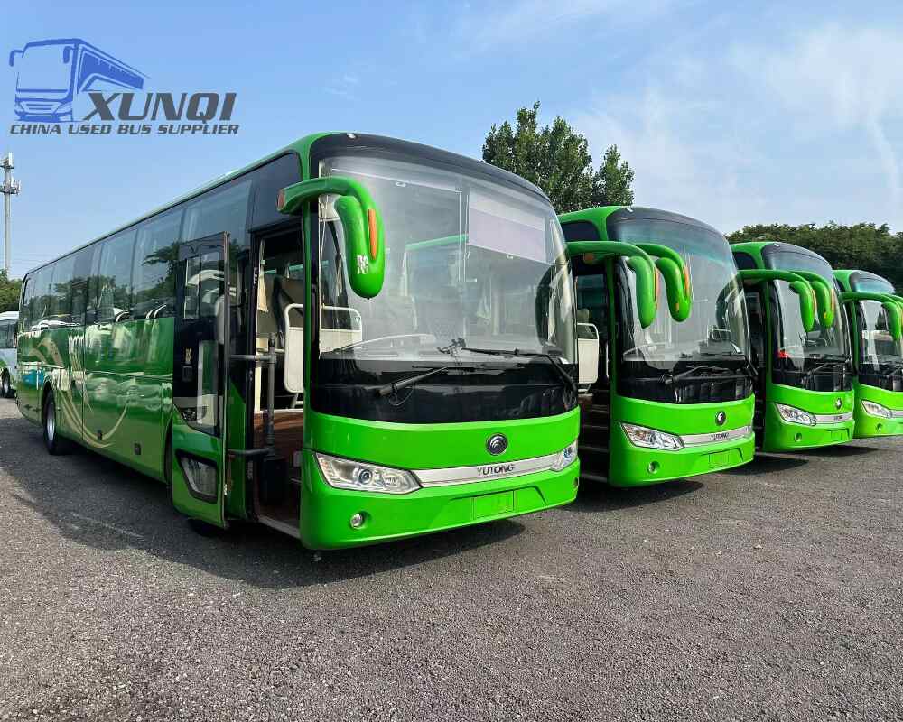 Used Yutong bus ZK6125 54 Seats 2017 Year 12 meters long China bus weichai 6-cylinder diesel engine