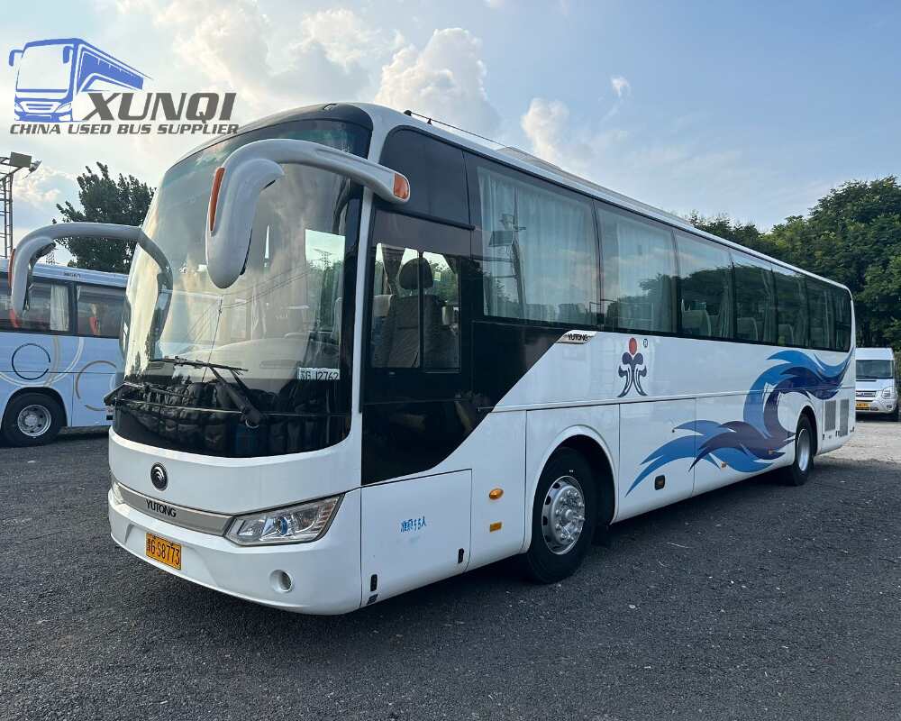 Used Yutong bus ZK6125 55 Seats 2016 Year 12 meters long China bus yuchai 6-cylinder diesel engine