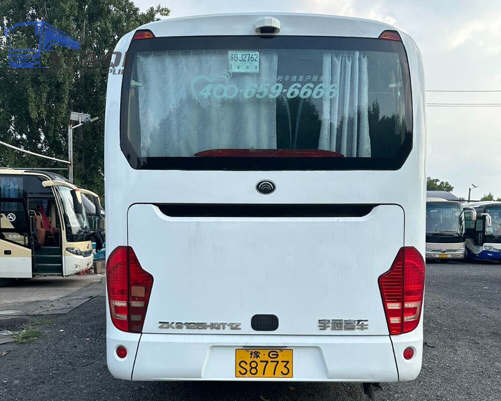 Used Yutong bus ZK6125 55 Seats 2016 Year 12 meters long China bus yuchai 6-cylinder diesel engine