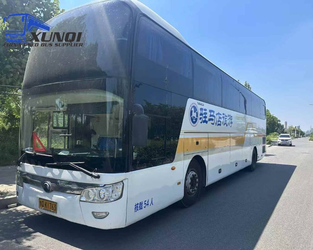 Used Yutong bus ZK6126 54 Seats 2017 Year 12 Seters long China bus weichai 6-cylinder diesel engine