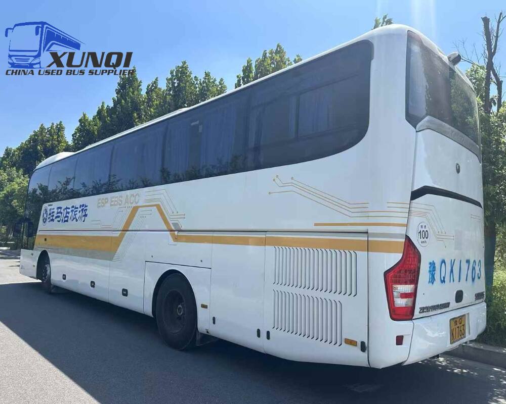 Used Yutong bus ZK6126 54 Seats 2017 Year 12 Seters long China bus weichai 6-cylinder diesel engine