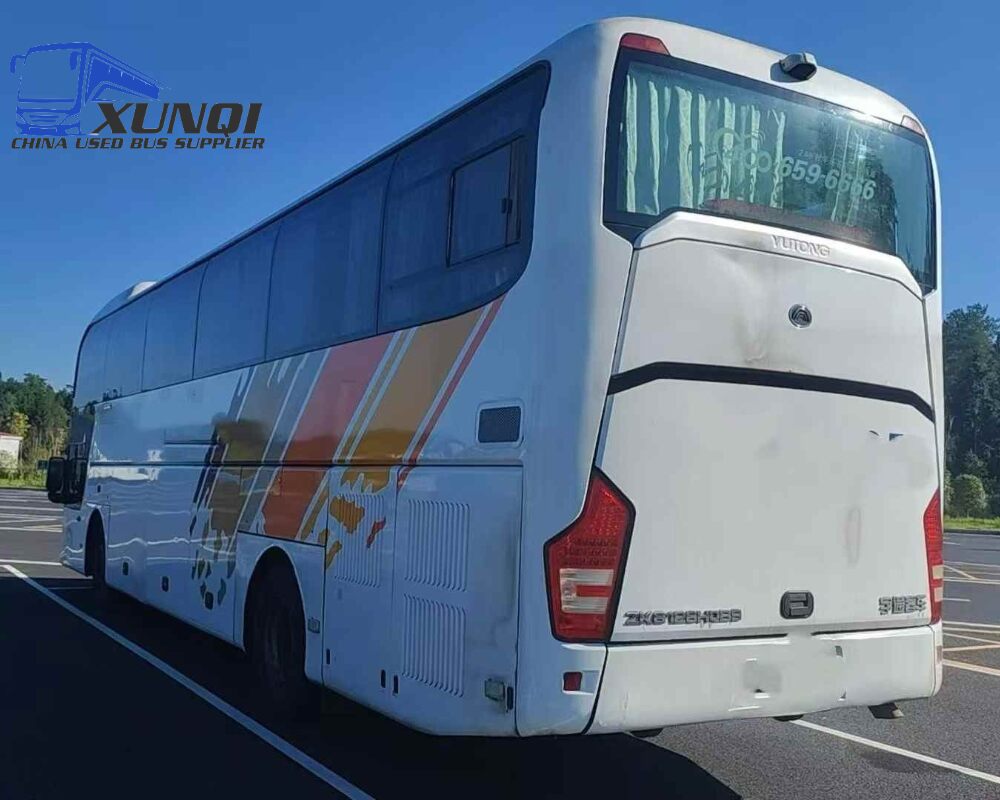Used Yutong bus ZK6126 55 Seats 2015 Year 12 Seters long China bus weichai 6-cylinder diesel engine
