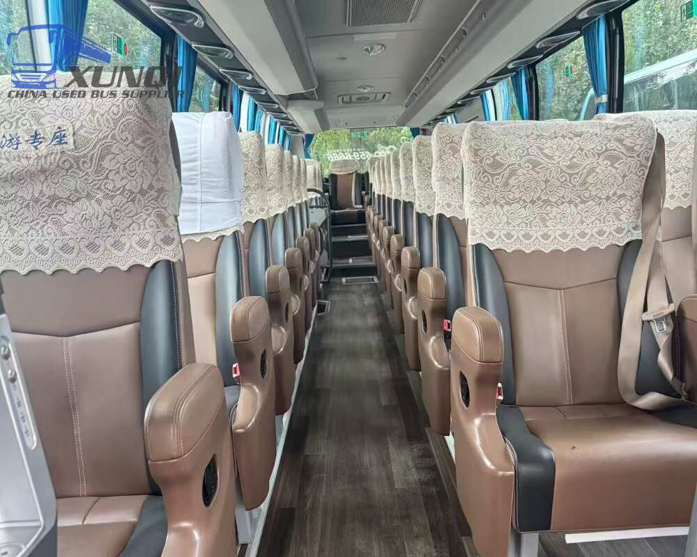 Used Yutong bus ZK6127 38 Seats 2023 Year 12 Seters long China bus weichai 6-cylinder diesel engine