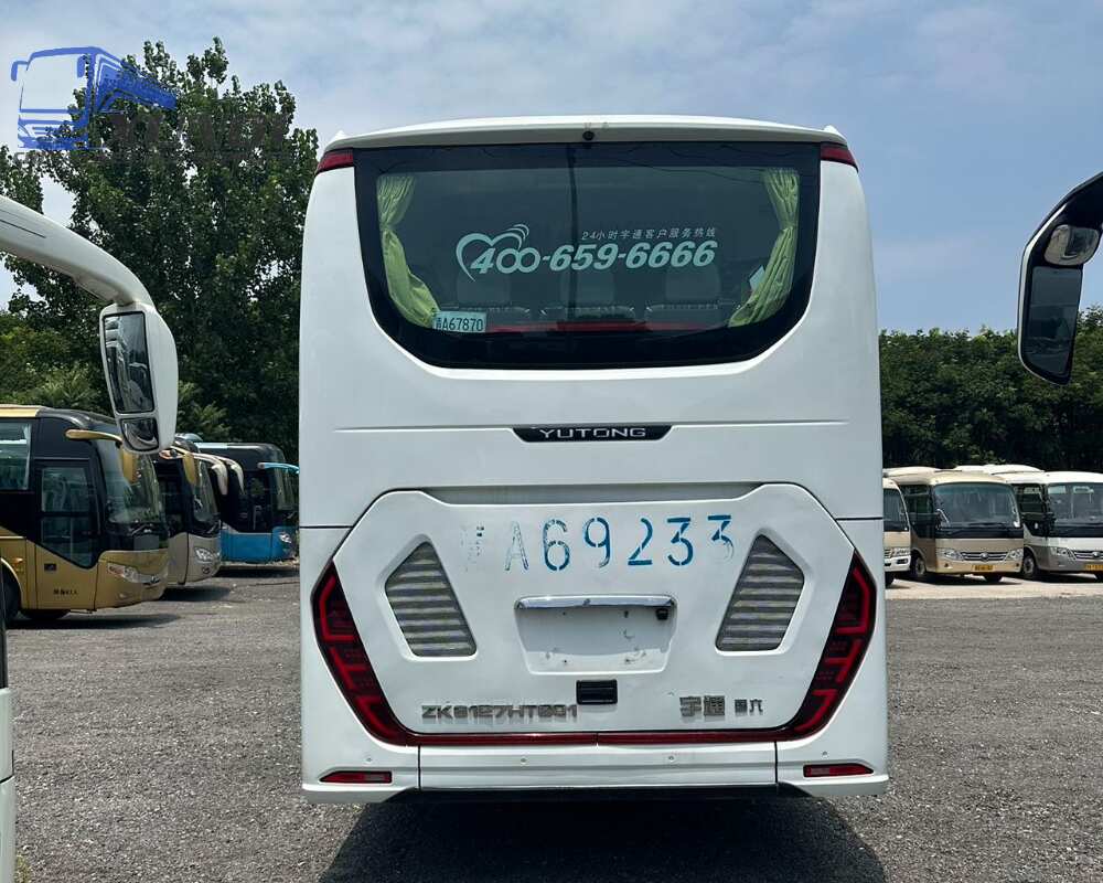 Used Yutong bus ZK6127 54 Seats 2021 Year 12 meters long China bus yuchai 6-cylinder diesel engine