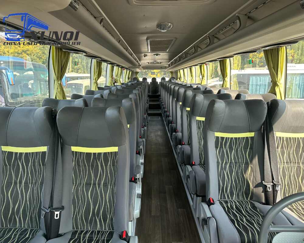Used Yutong bus ZK6127 56 Seats 2023 Year 12 Seters long China bus yuchai 6-cylinder diesel engine