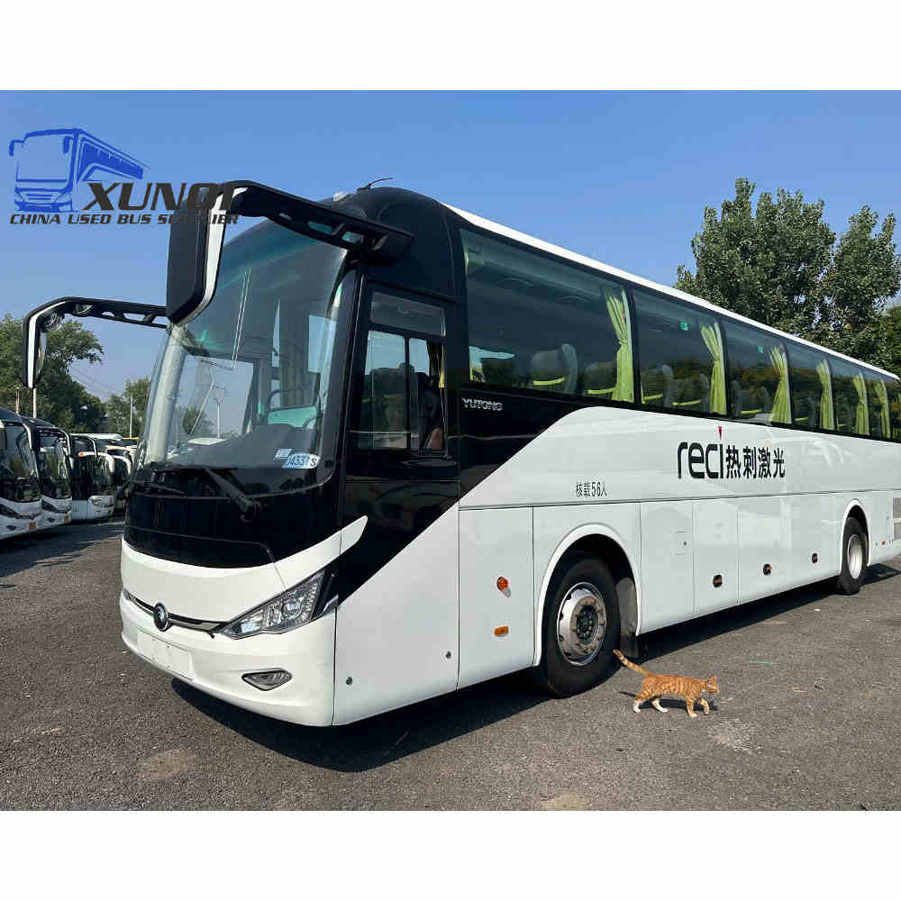 Used Yutong bus ZK6127 56 Seats 2023 Year 12 Seters long China bus yuchai 6-cylinder diesel engine
