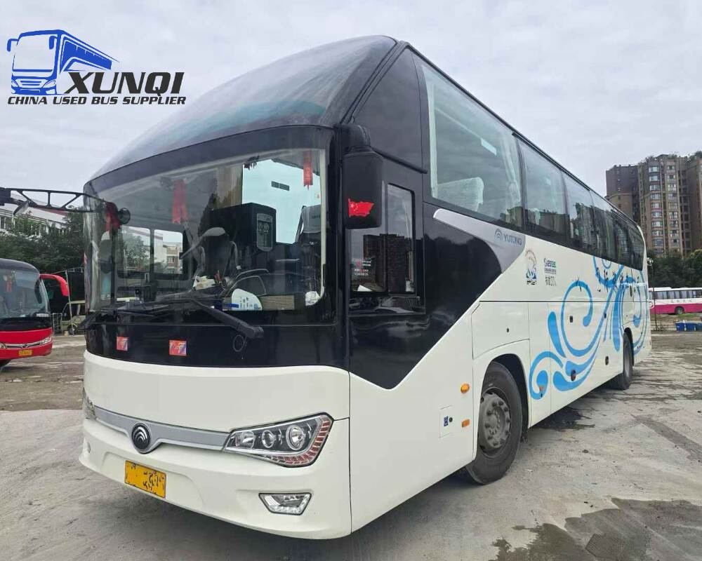 Used Yutong bus ZK6128 37 Seats 2019 Year 12 Seters long China bus weichai 6-cylinder diesel engine