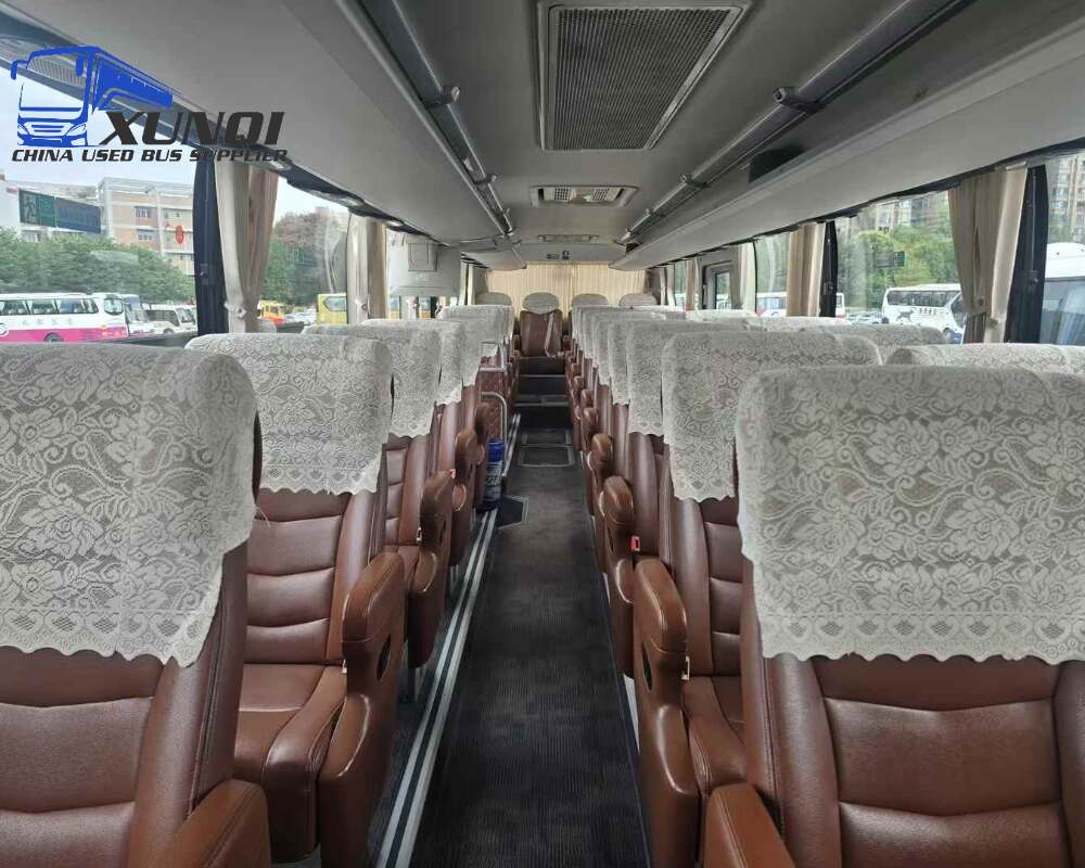 Used Yutong bus ZK6128 37 Seats 2019 Year 12 Seters long China bus weichai 6-cylinder diesel engine