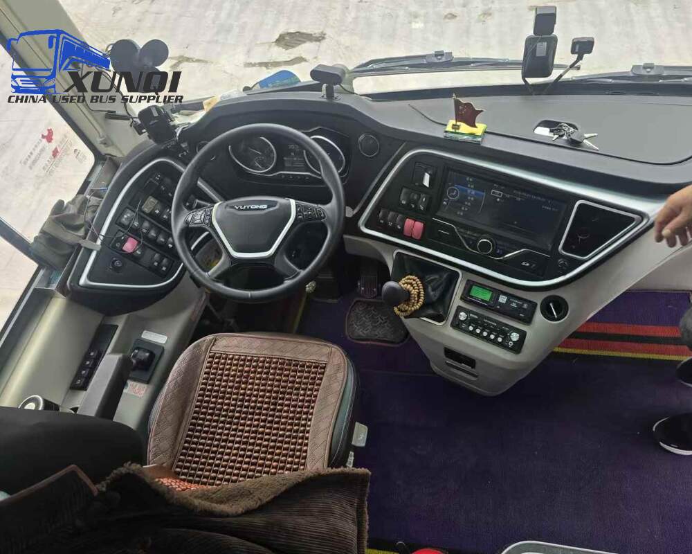 Used Yutong bus ZK6128 37 Seats 2019 Year 12 Seters long China bus weichai 6-cylinder diesel engine