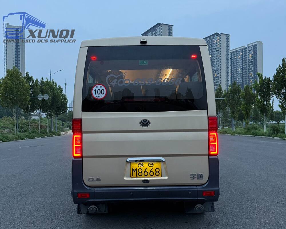 Used Yutong bus ZK6601 17 Seats 2020 Year 6 meters long China bus shangchai 4-cylinder diesel engine 