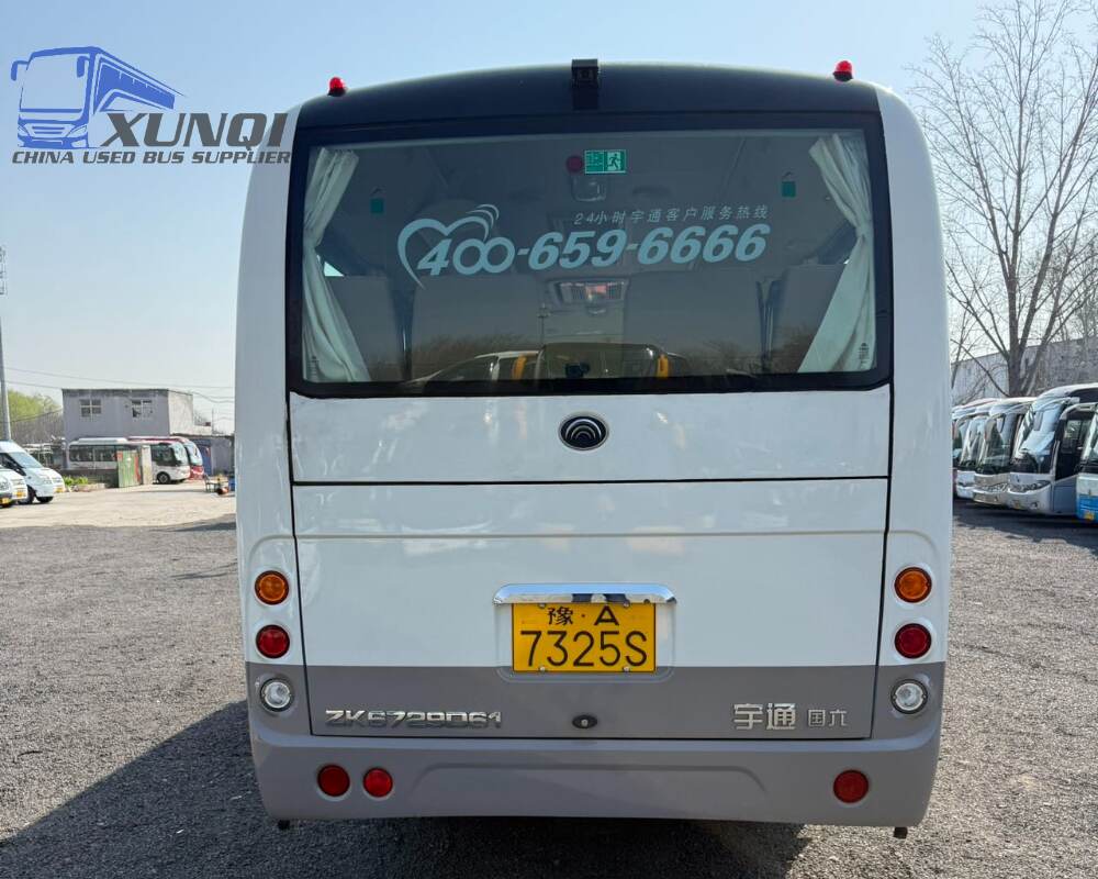 Used Yutong bus ZK6729 19 Seats 2022 Year 7 meters long China bus yuchai 4-cylinder diesel engine 