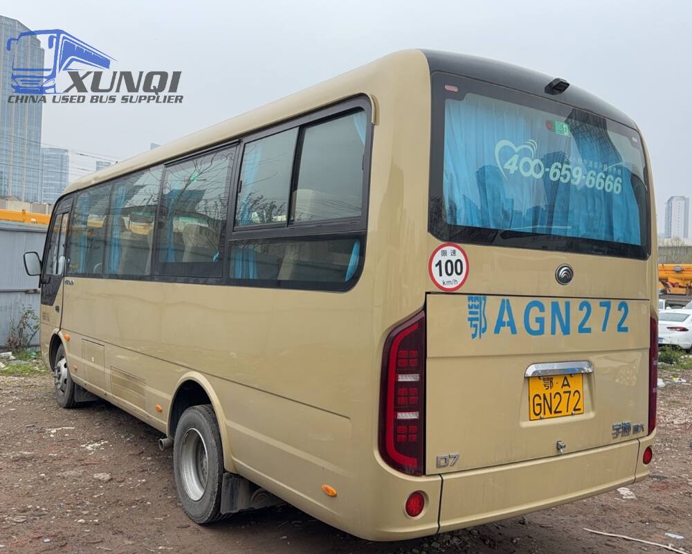 Used Yutong bus ZK6729 19 Seats 2023 Year 6 Seters long China bus yuchai 4-cylinder diesel engine