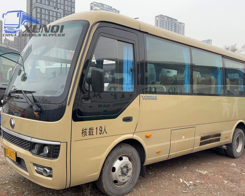 Used Yutong bus ZK6729 19 Seats 2023 Year 6 Seters long China bus yuchai 4-cylinder diesel engine