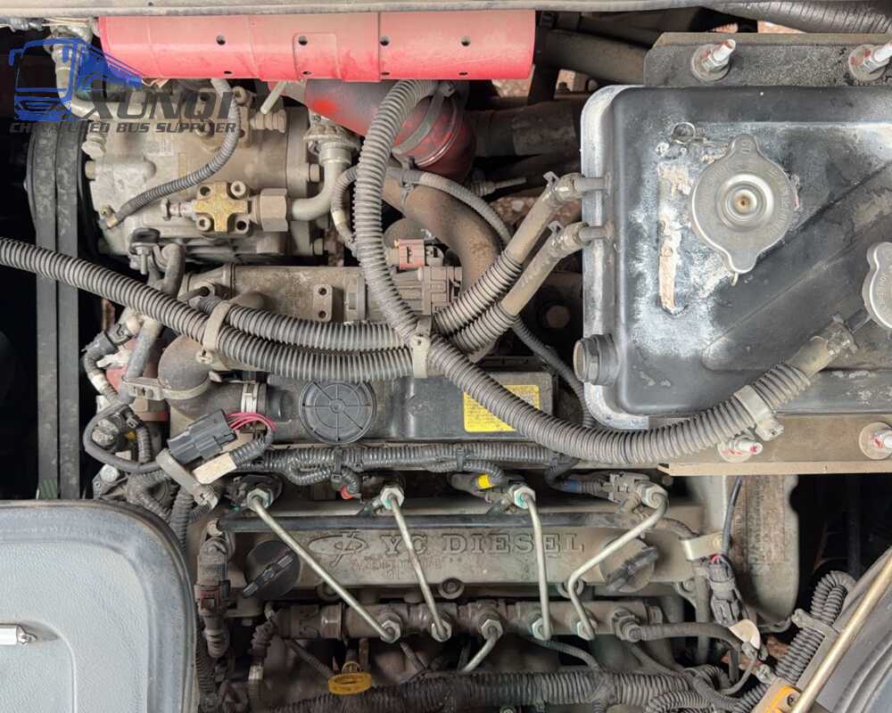Used Yutong bus ZK6729 19 Seats 2023 Year 6 Seters long China bus yuchai 4-cylinder diesel engine