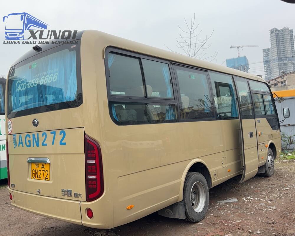 Used Yutong bus ZK6729 19 Seats 2023 Year 6 Seters long China bus yuchai 4-cylinder diesel engine