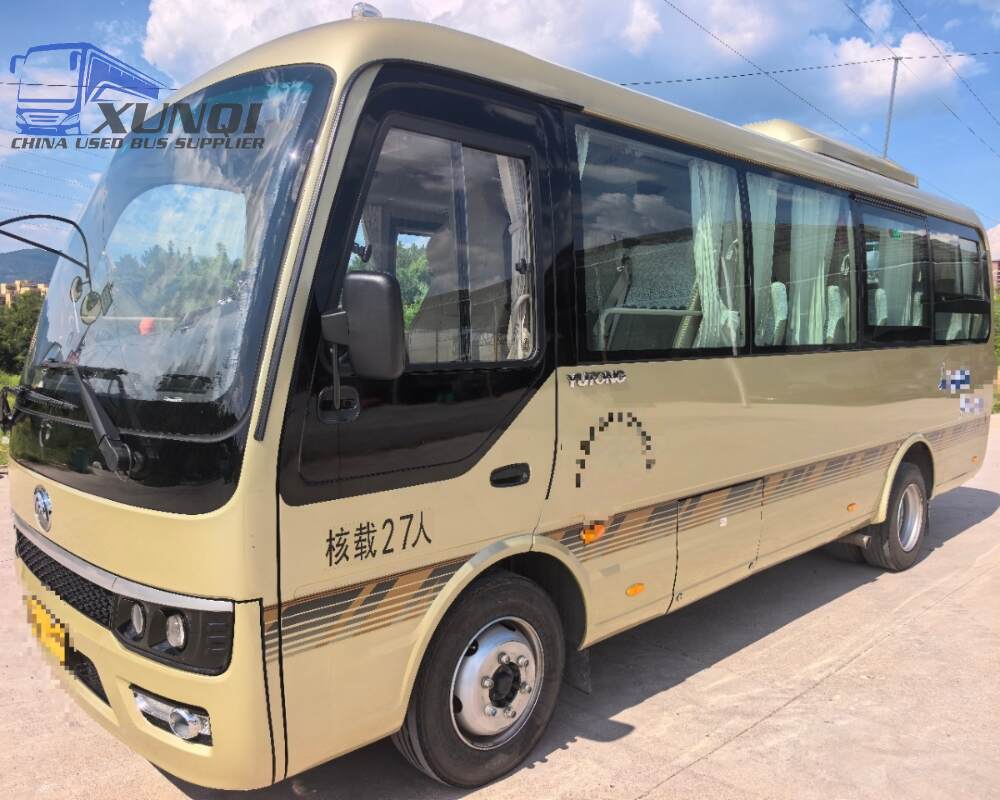 Used Yutong bus ZK6729 27 Seats 2024 Year 7 Seters long China bus weichai 4-cylinder diesel engine