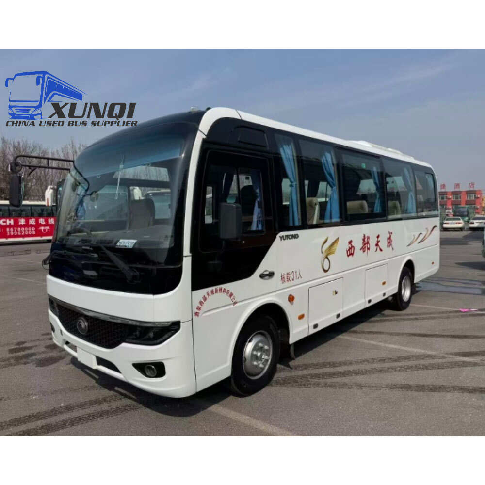 Used Yutong bus ZK6772 31 Seats 2021 Year 7 Seters long China bus weichai 4-cylinder diesel engine