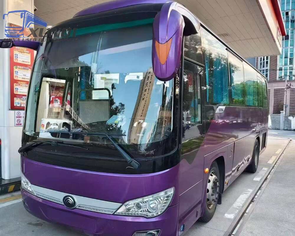 Used Yutong bus ZK6906 28 Seats 2021 Year 9 Seters long China bus weichai 6-cylinder diesel engine