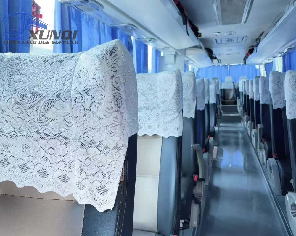 Used Yutong bus zk6122 50 Seats 2018 Year 12 meters long China bus weichai 6-cylinder diesel engine