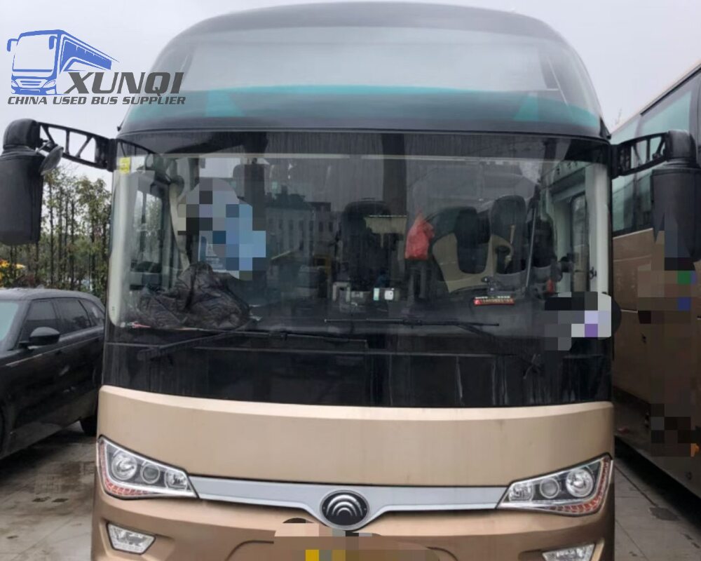 Used Yutong bus zk6128 50 Seats 2017 Year 12 meters long China bus weichai 6-cylinder diesel engine
