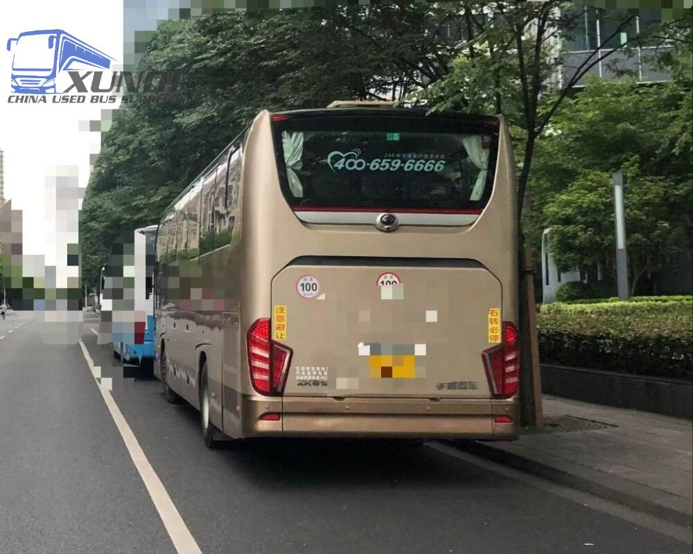 Used Yutong bus zk6128 50 Seats 2017 Year 12 meters long China bus weichai 6-cylinder diesel engine