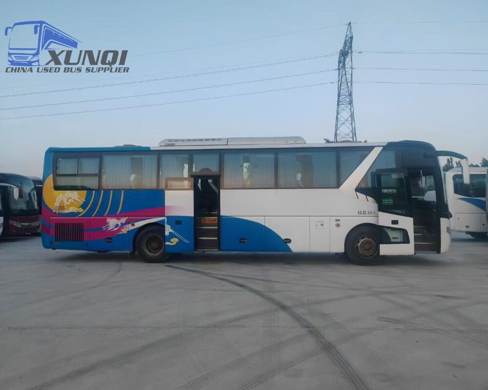 Used Zhongtong bus LCK6118 49 Seats 2016 Year 11 Seters long China bus yuchai 6-cylinder diesel engine