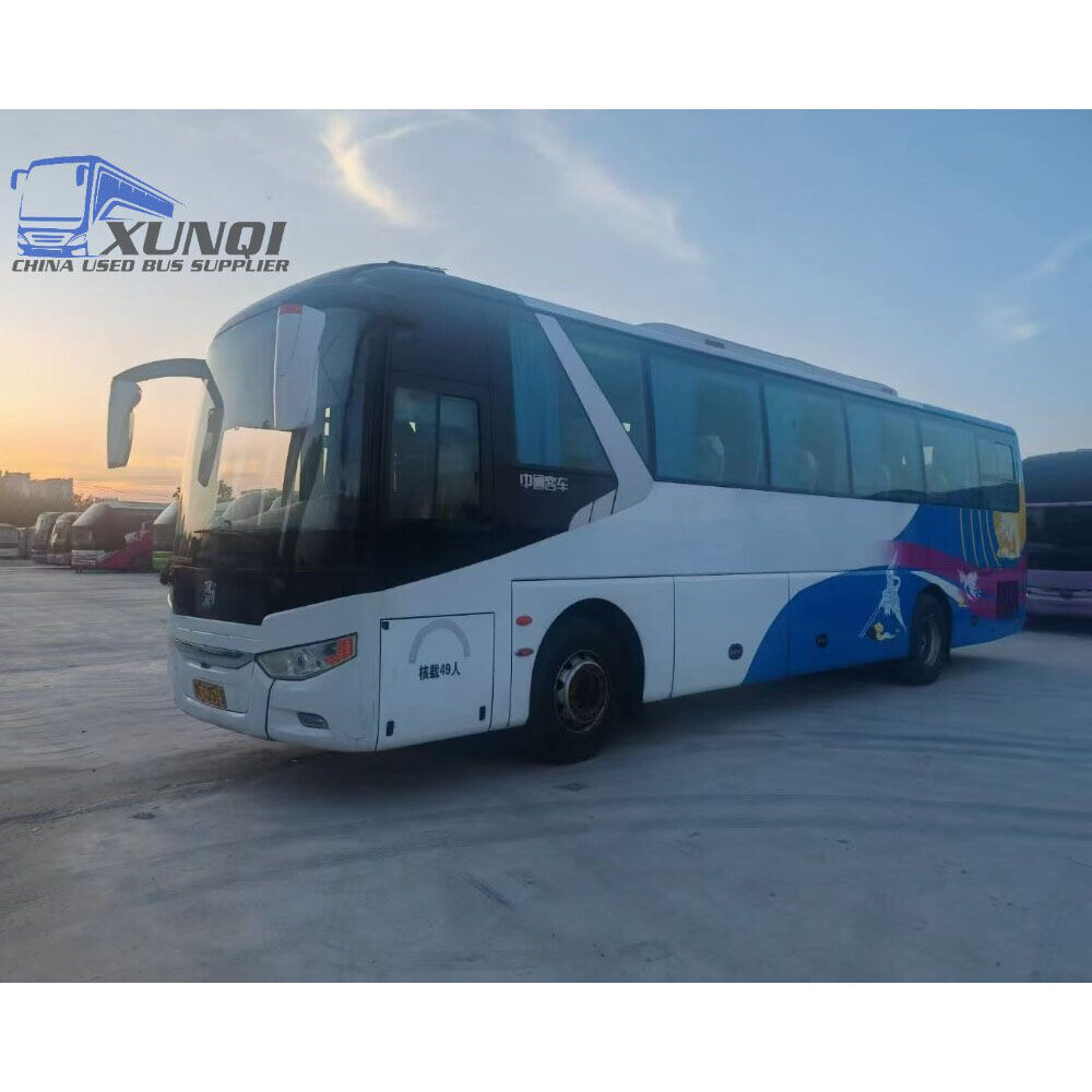 Used Zhongtong bus LCK6118 49 Seats 2016 Year 11 Seters long China bus yuchai 6-cylinder diesel engine