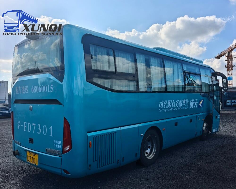Used Zhongtong bus LCK6826 34 Seats 2020 Year 8 Seters long China bus weichai 4-cylinder diesel engine