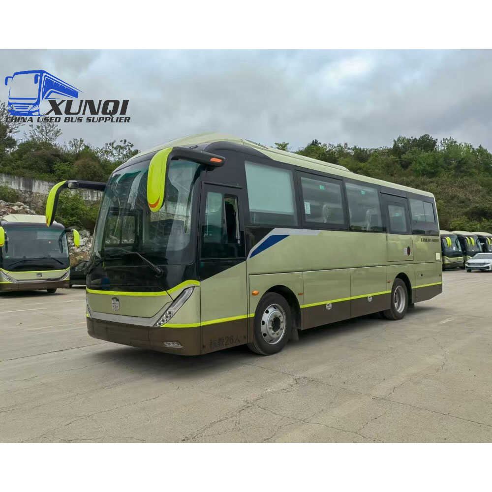 Used Zhongtong bus LCK6909 26 Seats 2024 Year 9 Seters long China bus weichai 6-cylinder diesel engine