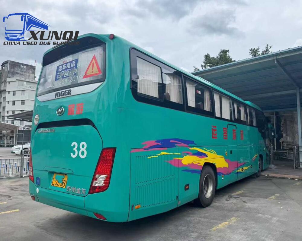 Used Haige bus KLQ6122 50 Seats 2023 Year 12 Seters long China bus yuchai 6-cylinder diesel engine